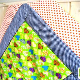 Playmat, Baby Blanket, Cuddly Blanket For Girls Or Boys, Thickly Padded, Handmade By Bab-Berlin - thumbnail 4