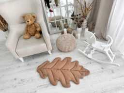 Leaf Baby Play Mat Organic Cotton Woodland Nursery Rug