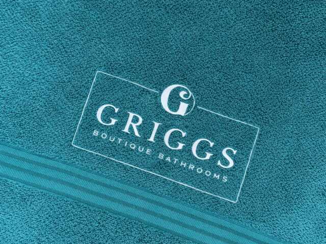 Embroidered Towel Personalised Logo in The Uk, Personalised Name Monogramed Towel, Face Cloth, Hand Bath Sheet - image 1