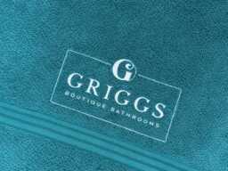 Embroidered Towel Personalised Logo in The Uk, Personalised Name Monogramed Towel, Face Cloth, Hand Bath Sheet