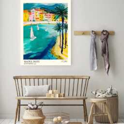Raoul Dufy St Tropez Poster - Art Print Travel France , Coastal Prints, Neutral Wall Art, French Wall, Sea - thumbnail 2