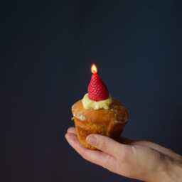 strawberry Candles Handmade Soy Wax Fruit Toppers - thumbnail 3