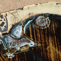 Cyberspace Melody I Ipoddery Vania Setti Settiarts Ceramics Art Stoneware Plaque - thumbnail 3