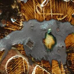Cyberspace Melody I Ipoddery Vania Setti Settiarts Ceramics Art Stoneware Plaque - thumbnail 4