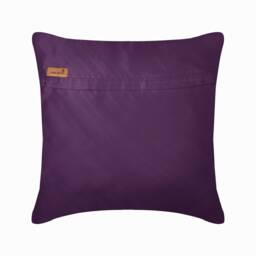 Fall Home Decor 16x16 Inch Autumn Colors Purple Faux Suede Pintucks, Textured, Striped Pillows, - Contemporary - thumbnail 4