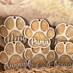 Personalized Christmas Ball, Decorations, Wooden Pendant, Tree Gifts For Children - thumbnail 3