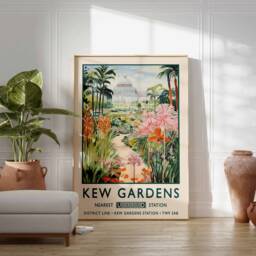 Kew Gardens Print, London Botanical William Morris Poster, Vintage Wall Art, Floral A1/A2/A3/A4 - thumbnail 2