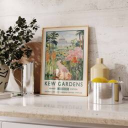 Kew Gardens Print, London Botanical William Morris Poster, Vintage Wall Art, Floral A1/A2/A3/A4 - thumbnail 3