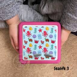 Sealife Toniebox Topper Protective Vinyl Sticker, Ocean Fish Design Tonie Box - thumbnail 2