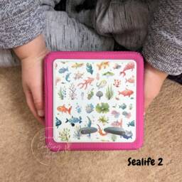 Sealife Toniebox Topper Protective Vinyl Sticker, Ocean Fish Design Tonie Box - thumbnail 3