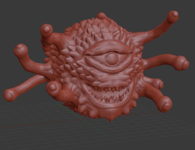 The All Seeing Eyebeast - Digital File For 3D Printing - image 1