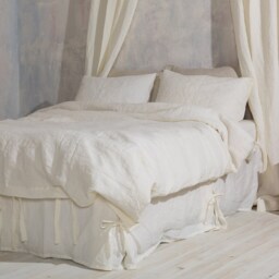 Linen Duvet Cover - Washed Cover-Linen Bedding-Linen Duvet Cover-Available in Any Size - thumbnail 3