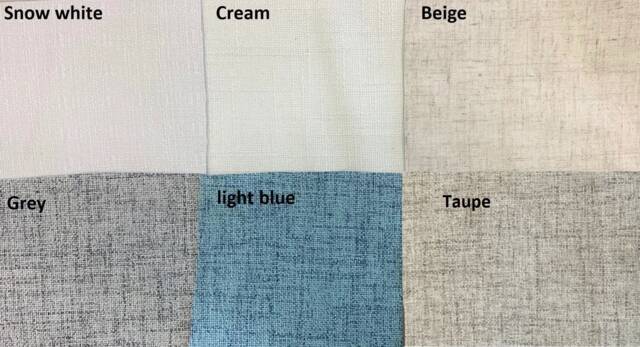 100 % Blackout Extra Long Faux Linen Curtains With Rubber Backing. Beige Cream Custom Made 16-20 Feet Length 2 Story Great Room - image 1