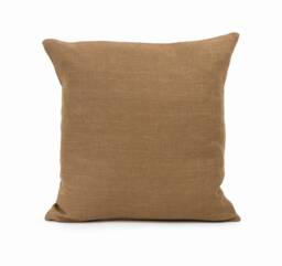 Brown Throw Pillow Covers Linen Cases 26x26, Euro Sham Cushion Cover Natural Handmade, Sustainable Pillow Case