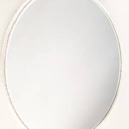 Large 80cm - 31.4Inch Hampton Nautical Themed Round Rope Mirror Home Decor Large Natural White - thumbnail 3