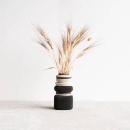 Modular Nu Vase Grey - Perfect For Dried Or Fresh Flowers Perfect Gift Your Loved Ones - thumbnail 2