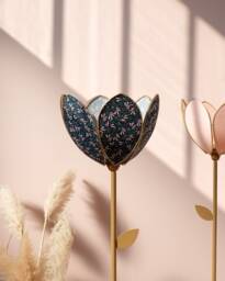 Simple Flower Floor Lamp & Lampshade - Night Light - thumbnail 1