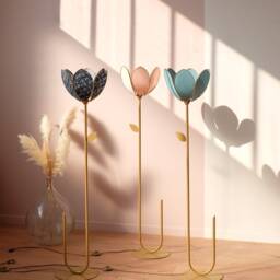 Simple Flower Floor Lamp & Lampshade - Night Light - thumbnail 3