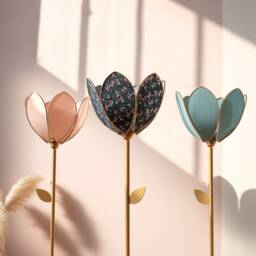 Simple Flower Floor Lamp & Lampshade - Night Light - thumbnail 2