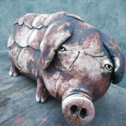 Ceramic Pig - Small - thumbnail 3