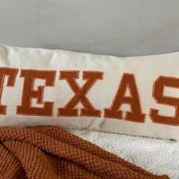 Custom College Name Throw Pillows, Graduation Gift For Daughter. Teen Bedroom Decor - thumbnail 2