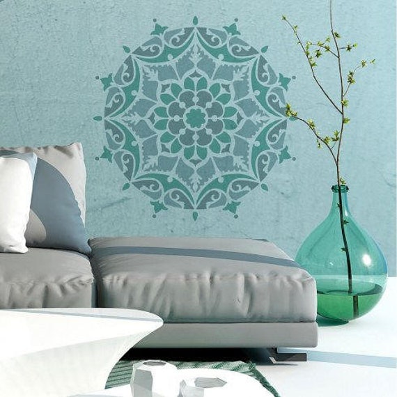 Estella Mandala Wall Stencil - Mandala Wall Stencil Large For Painting On Wood Better Than Decals - image 1