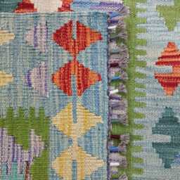 Kilim Rug Multicolour, Handmade Artisan Afghan Turkish Scandinavian Navajo Bohemian Flatweave Wool Multicolour 123x86 cm - thumbnail 3