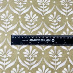 1413. Iris Meadow - Block Print, Handmade 100% Cotton Cushion Cover - thumbnail 3