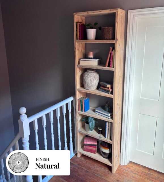 Rustic Bookcase - Handmade From Reclaimed Wood Bookshelf-Rustic Shelving - Mary - image 1