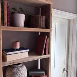Rustic Bookcase - Handmade From Reclaimed Wood Bookshelf-Rustic Shelving - Mary - thumbnail 2