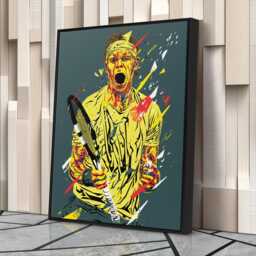 Rafael Nadal Pop Art Canvas Print - Tennis Wall Decor Sports Gift For Fans, Game Room Or Man Cave - thumbnail 3