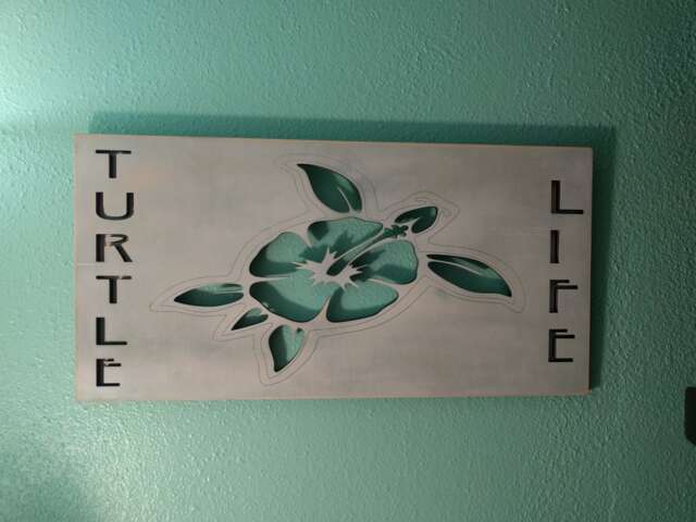 Sea Turtle Wall Decor Beach Summer Birthday Gift Sweet 16 House Warming Personalized Nursery Decorations Life - image 1
