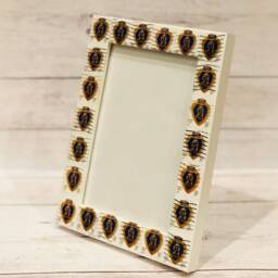 Purple Heart Postage Stamp Frame - Holds 4x6 Photo - thumbnail 3