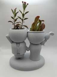 "Wedding Gift Succulent Planter Airplant Holder ""Wee Jimmy Aff Tae The Chapel" - thumbnail 1