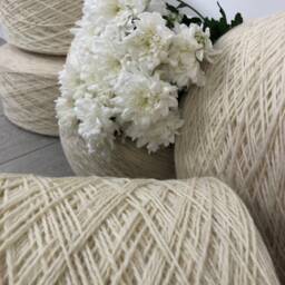 Natural Denti Di Leone - Handwoven Wool Botanical Tapestry Dandelion Seed Boho Wall Art - thumbnail 4