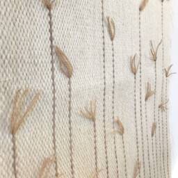 Natural Denti Di Leone - Handwoven Wool Botanical Tapestry Dandelion Seed Boho Wall Art - thumbnail 2