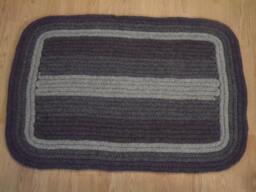 Freckles X3 Hand Braided/Felted Wool Rug - thumbnail 1