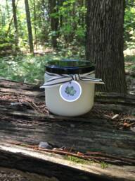 Hand Poured Soy Candle 12Oz Glass Jar With Black Lid