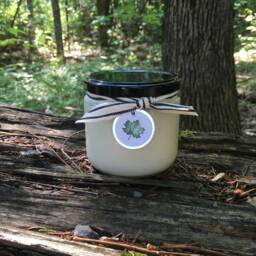 Hand Poured Soy Candle 12Oz Glass Jar With Black Lid - thumbnail 2