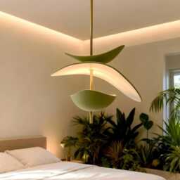 Mid Century Italian Stilnovo Modern Brass Pendant Light Flush Mount Chandelierretro Ceiling Scandinavian Lighting Minimalist Sculptural Bowl - thumbnail 2