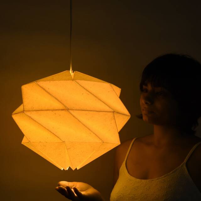 Cocoon - Diy Paper Lampshade - Instant PDF Download - image 1