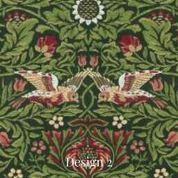 William Morris Birds Tapestry, Tump Green, Woven Wool & Cotton Cushion Cover, 16 X - thumbnail 3