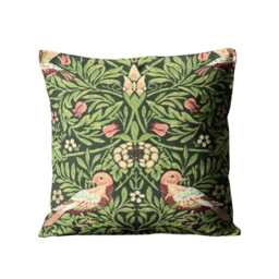 William Morris Birds Tapestry, Tump Green, Woven Wool & Cotton Cushion Cover, 16 X - thumbnail 2