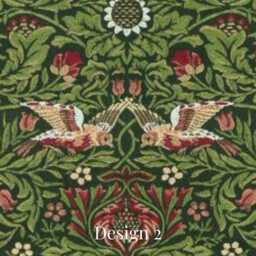 William Morris Birds Tapestry, Tump Green, Woven Wool & Cotton Cushion Cover, 16 X - thumbnail 3