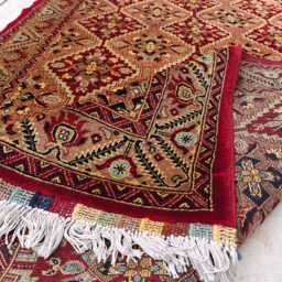 3'6x5'5 Ft Turkmen Handwoven Tribal Area Wool Rug, Bedroom Living Room Carpet - thumbnail 4