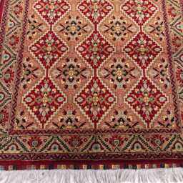 3'6x5'5 Ft Turkmen Handwoven Tribal Area Wool Rug, Bedroom Living Room Carpet - thumbnail 2