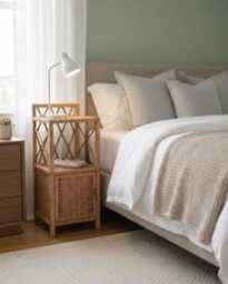 Wicker Bookcase, Wicker Shelf, Cabinet, Bedside Furniture, Kids - thumbnail 3