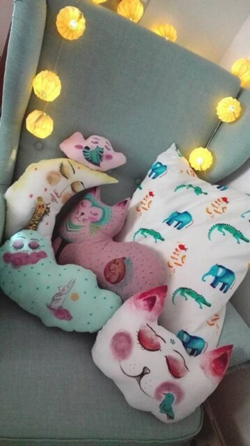 Painted & Printed Pillows - image 1