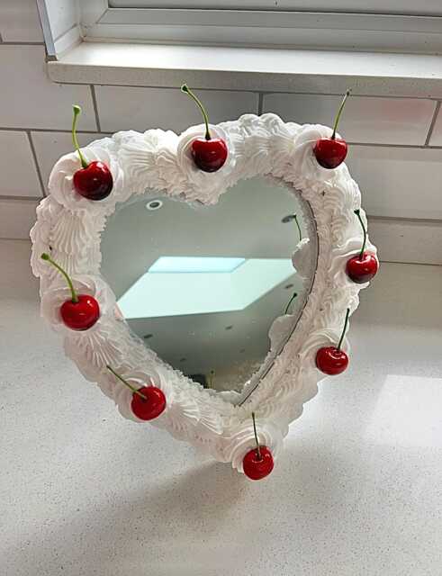Fake Cake Cherry Mirror - image 1