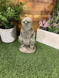 stone Garden Cricket Wicket Keeper Gift Cricketer Concrete Ornament - thumbnail 1